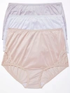 Vanity Fair Lace Nouveau Brief 3-pack In Nude Assorted