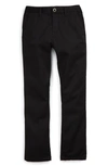 Volcom Kids' Modern Stretch Chinos In Black