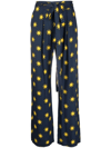 ALESSANDRO ENRIQUEZ STARRY PRINTED STRAIGHT-LEG TROUSERS