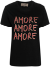 ALESSANDRO ENRIQUEZ AMORE EMBROIDERED-LOGO T-SHIRT