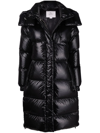 WOOLRICH PADDED BELTED PARKA COAT
