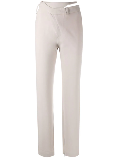Ottolinger Straight-leg Tailored Trousers In 中性色