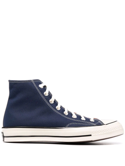 Converse Chuck 70 Recycled Canvas High-top Sneakers In Blu