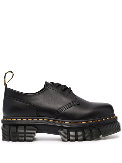 Dr. Martens Audrick 3-eye Derby In Smooth Leather In Black