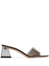 GIANVITO ROSSI COSMIC 55MM TRANSPARENT MULES