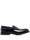 DOUCAL'S LEATHER PENNY LOAFERS
