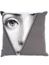 FORNASETTI ZIPPER FACE PRINT CUSHION