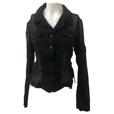 Pre-owned Wunderkind Silk Shirt In Black