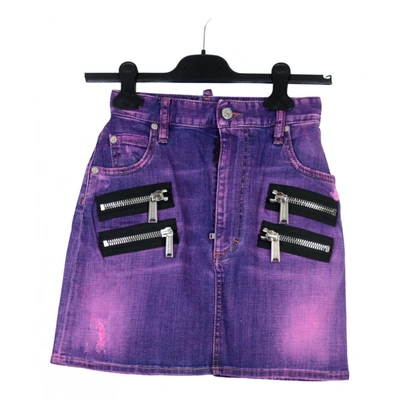 Pre-owned Dsquared2 Skirt In Blue