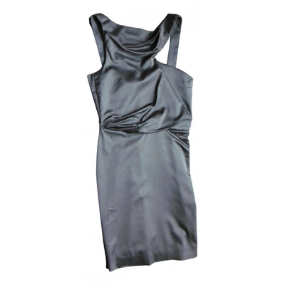 Pre-owned Emporio Armani Mid-length Dress In Grey