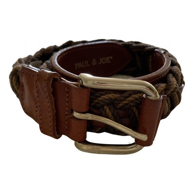 Pre-owned Paul & Joe Leather Belt In Brown