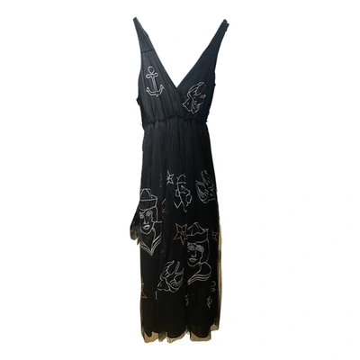 Pre-owned Shirtaporter Maxi Dress In Black