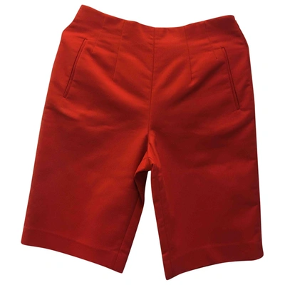 Pre-owned Bimba Y Lola Orange Cotton Shorts
