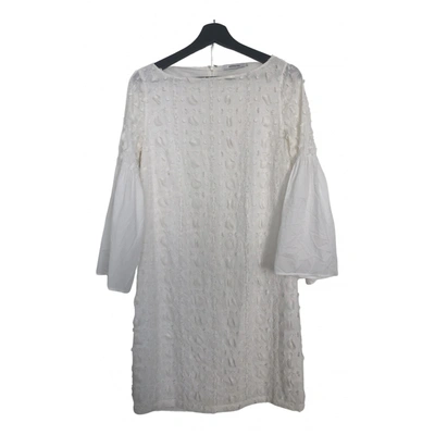 Pre-owned Rodebjer Mini Dress In White