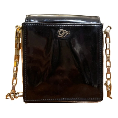 Pre-owned Dsquared2 Patent Leather Mini Bag In Black