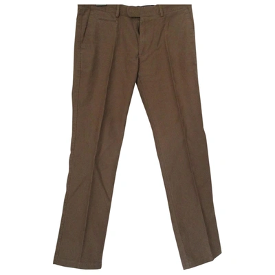 Pre-owned Brooksfield Trousers In Brown
