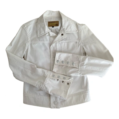 Pre-owned Dkny Jacket In White
