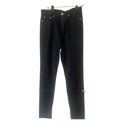 Pre-owned Blk Dnm Slim Pants In Black