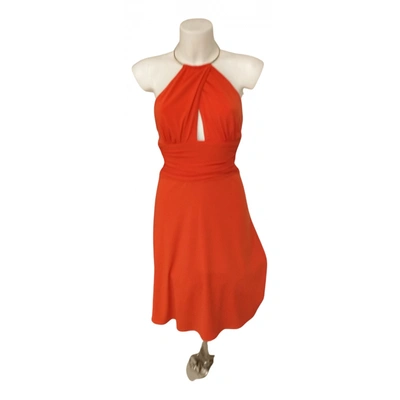 Pre-owned Laundry By Shelli Segal Mini Dress In Orange