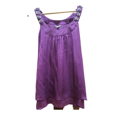 Pre-owned Marella Silk Camisole In Purple