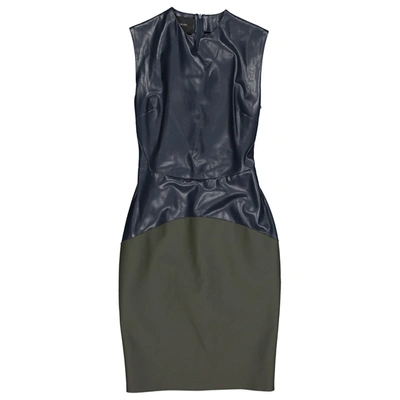 Pre-owned Cã©dric Charlier Mid-length Dress In Navy