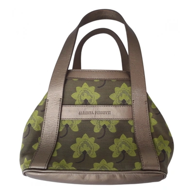 Pre-owned Alberta Ferretti Leather Mini Bag In Multicolour
