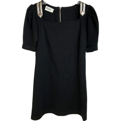Pre-owned Alice By Temperley Wool Mid-length Dress In Black