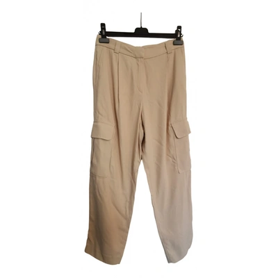 Pre-owned Massimo Dutti Chino Pants In Beige