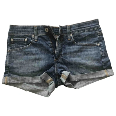 Pre-owned Adriano Goldschmied Short Jeans In Blue