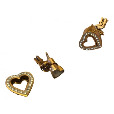 Pre-owned Divine Follie Earrings In Gold