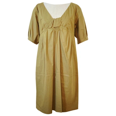 Pre-owned Aquilano Rimondi Mini Dress In Yellow