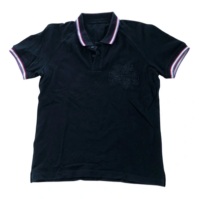 Pre-owned John Galliano Polo Shirt In Black