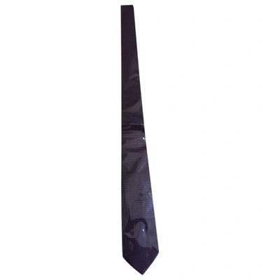 Pre-owned Borrelli Silk Tie In Black
