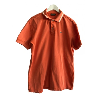 Pre-owned Napapijri Polo Shirt In Orange