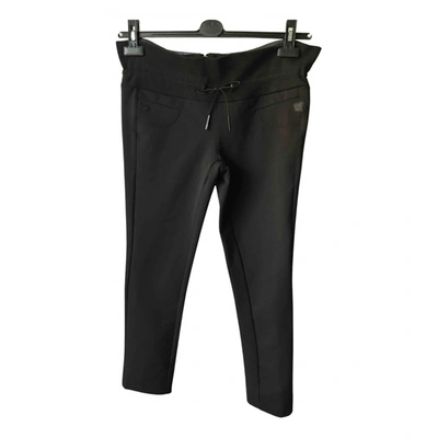 Pre-owned G-star Raw Black Spandex Trousers