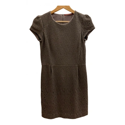 Pre-owned Comptoir Des Cotonniers Mini Dress In Anthracite