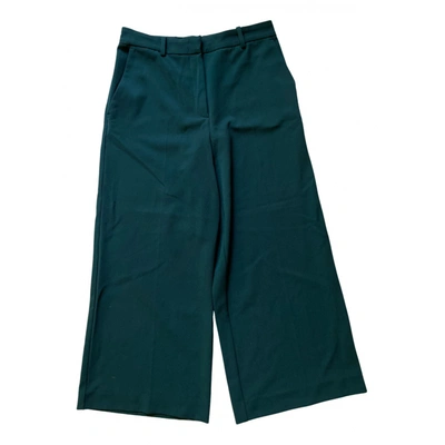 Pre-owned Pinko Large Pants In Green