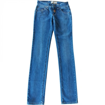 Pre-owned Galliano Large Pants In Blue