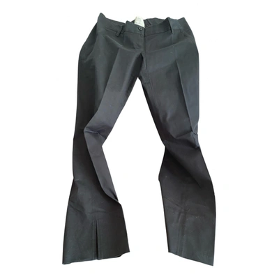 Pre-owned Dolce & Gabbana Straight Pants In Grey
