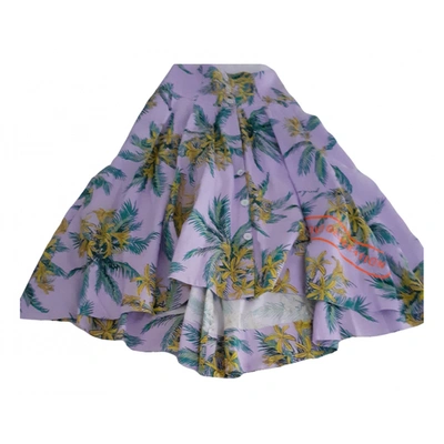 Pre-owned Pinko Mid-length Skirt In Purple