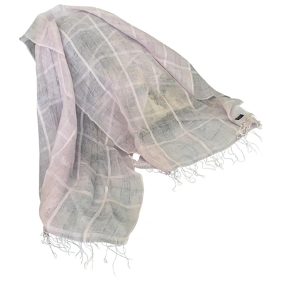 Pre-owned Gant Linen Stole In Pink