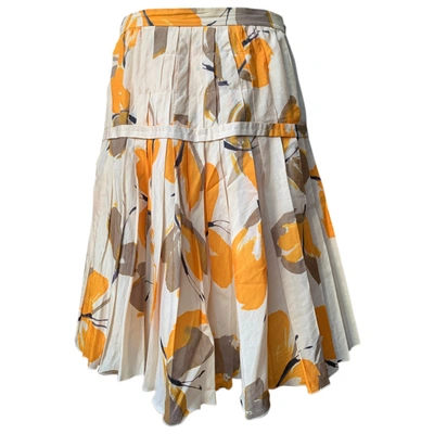 Pre-owned Moschino Cheap And Chic Silk Mid-length Skirt In Multicolour