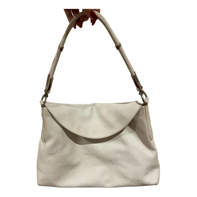Pre-owned Hogan Leather Handbag In White