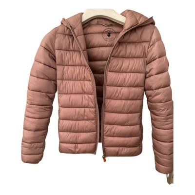 Pre-owned Save The Duck Coat In Pink