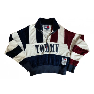 Pre-owned Tommy Jeans Velvet Short Vest In Multicolour