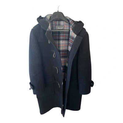 Pre-owned Gloverall Wool Coat In Grey