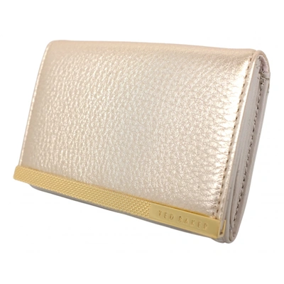 Pre-owned Ted Baker Leather Purse In Gold