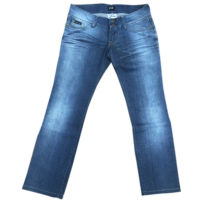 Pre-owned Dolce & Gabbana Blue Denim - Jeans Jeans