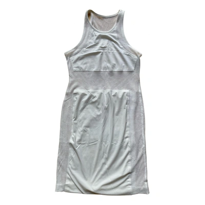 Pre-owned Alexander Wang T Mid-length Dress In White