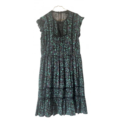 Pre-owned Berenice Mid-length Dress In Green